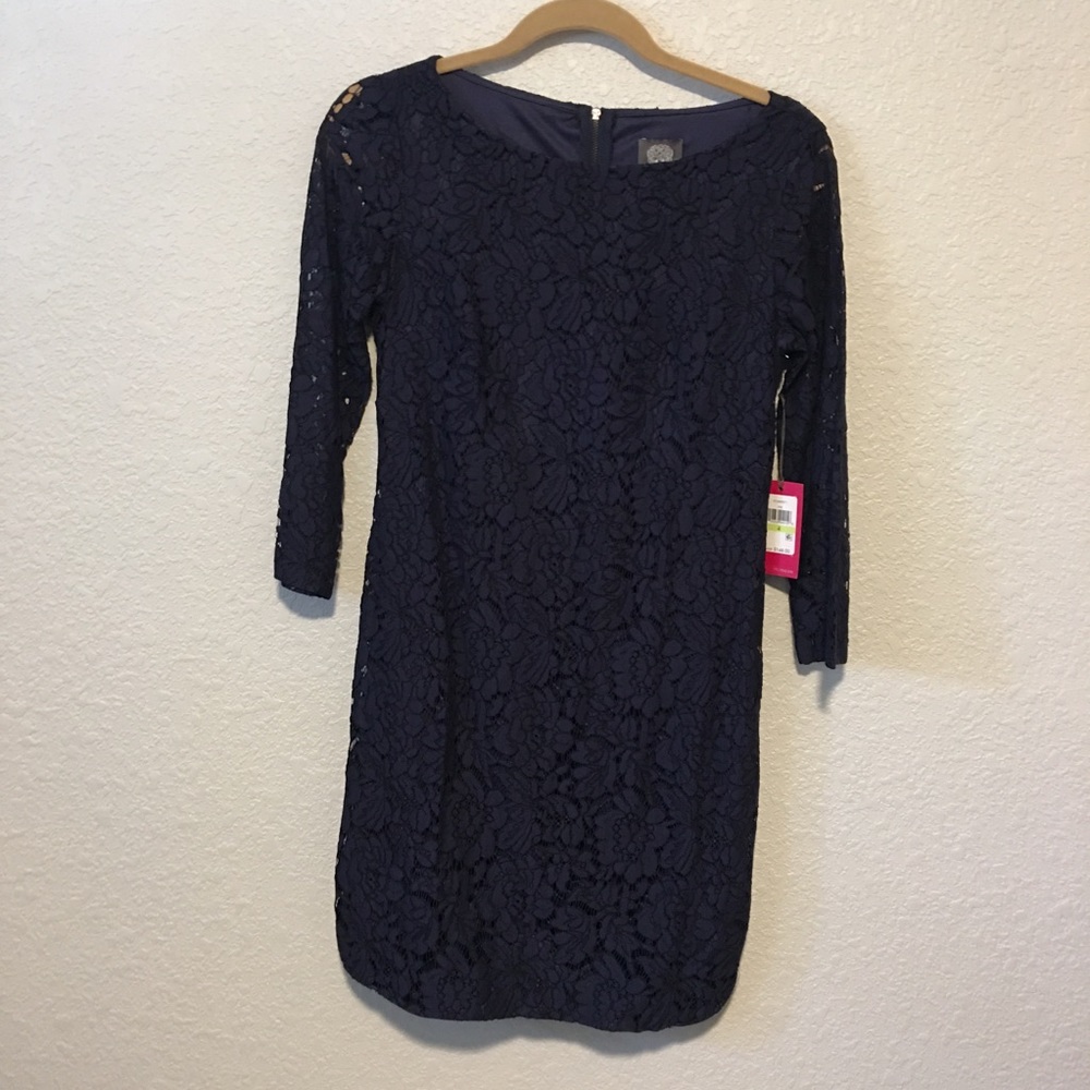 Vince Camuto Lace Dress with 3/4 Sleeves NWT